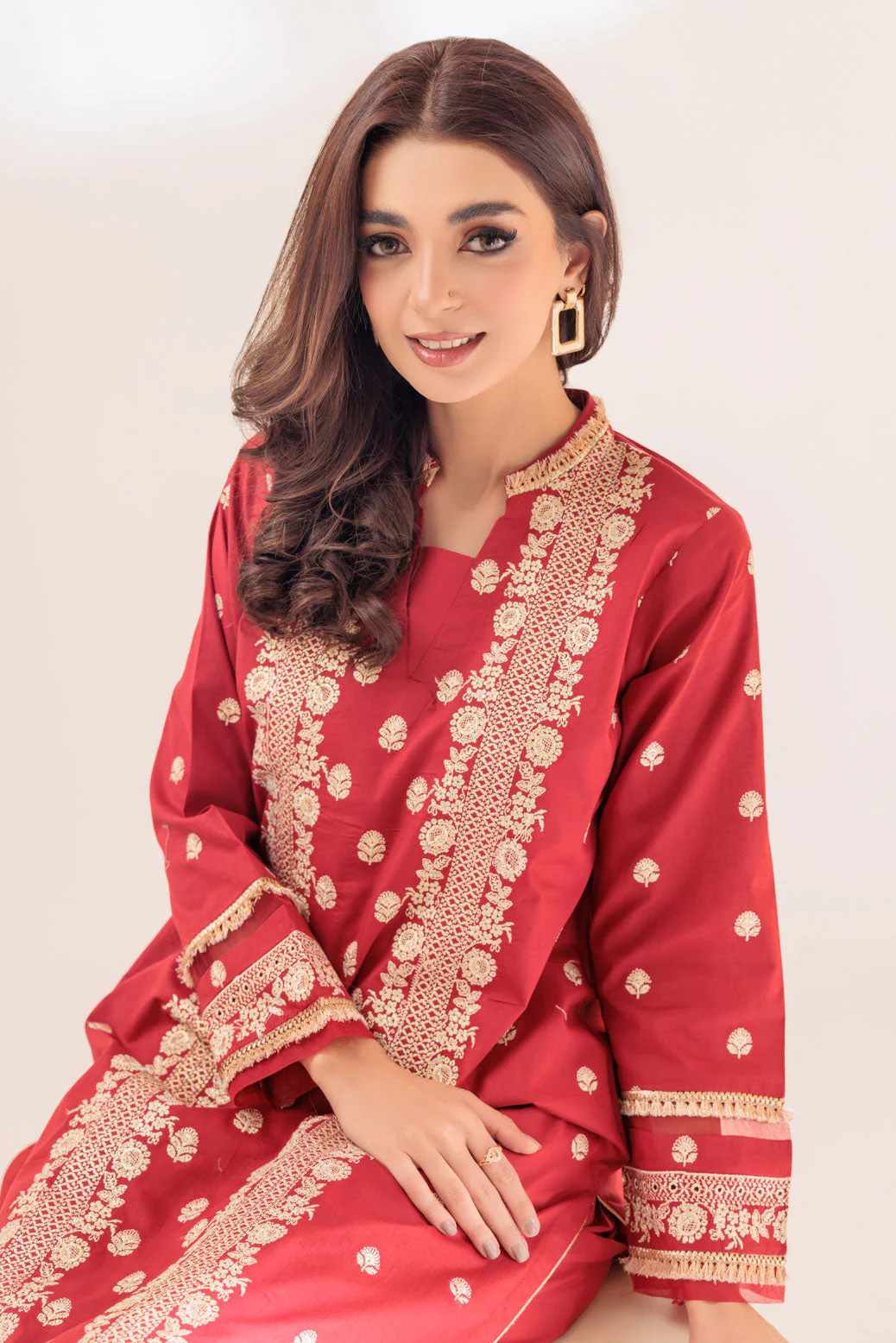 RED-CAMBRIC-2 PIECE (SAS232P46) - Image 3