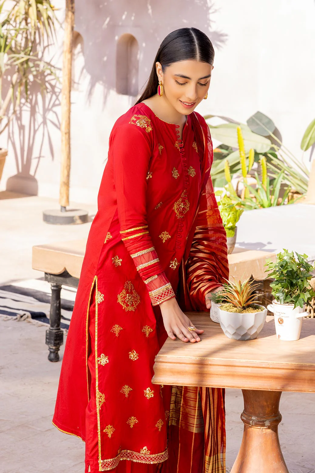 RED-CAMBRIC-3 PIECE (BS223PH04) - Image 4