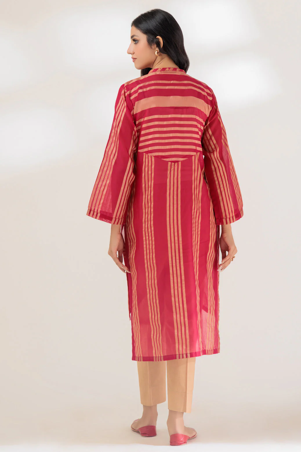 RED-DYED ZARI-1 PIECE (SAS231P10) - Image 3