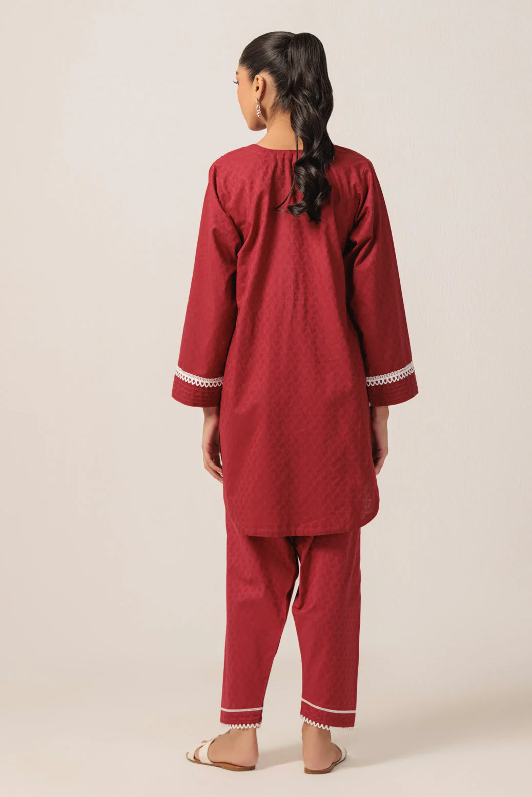 RED-JACQUARD-2 PIECE (BS7242P31) - Image 3