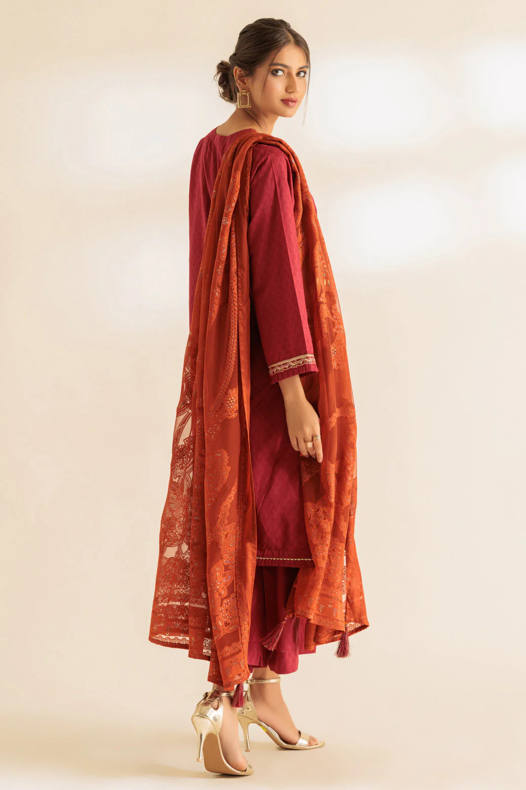 RED-JACQUARD-3 PIECE (SS5243P31) - Image 5