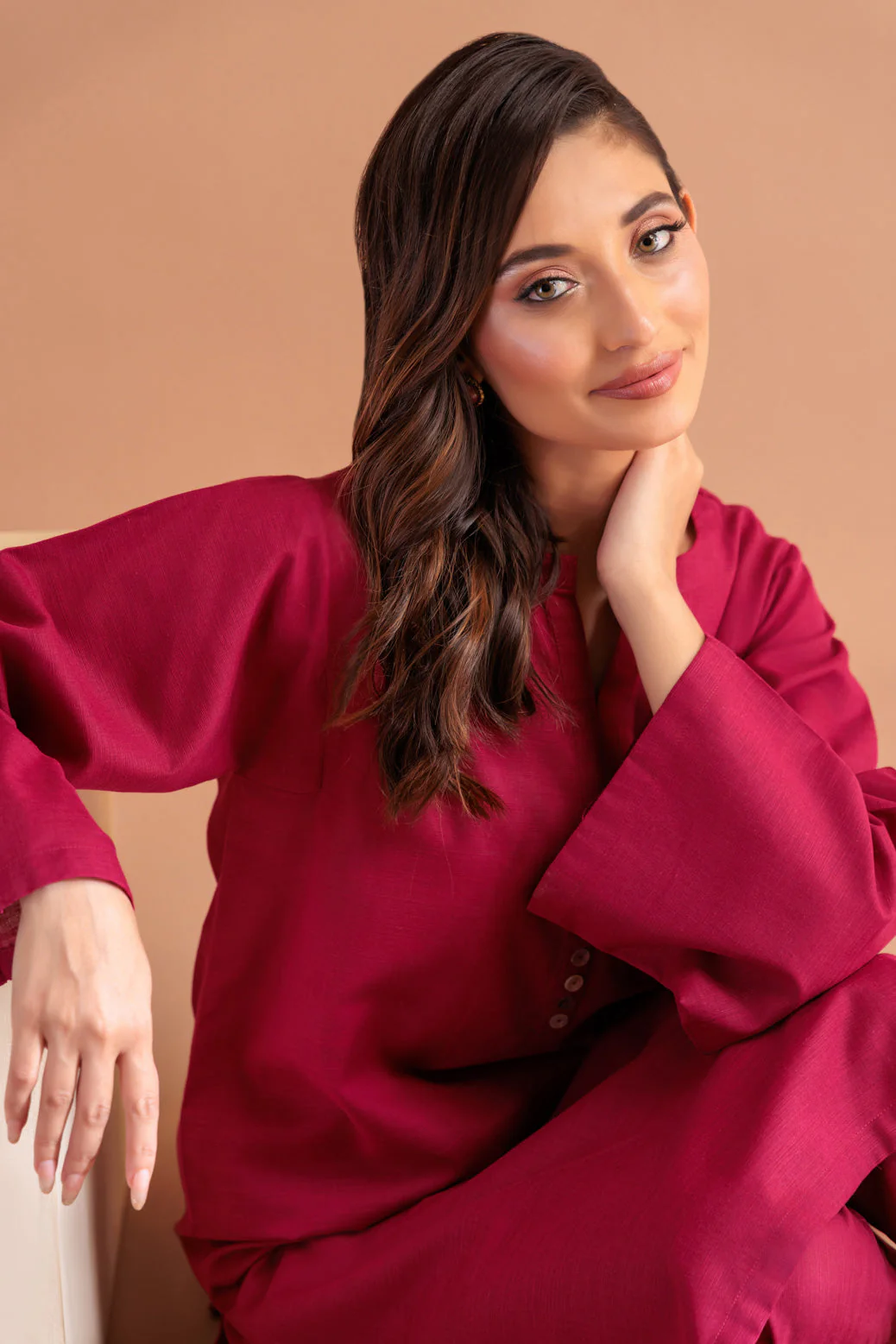 RED-KHADDAR-2 PIECE (WS2232P06) - Image 2