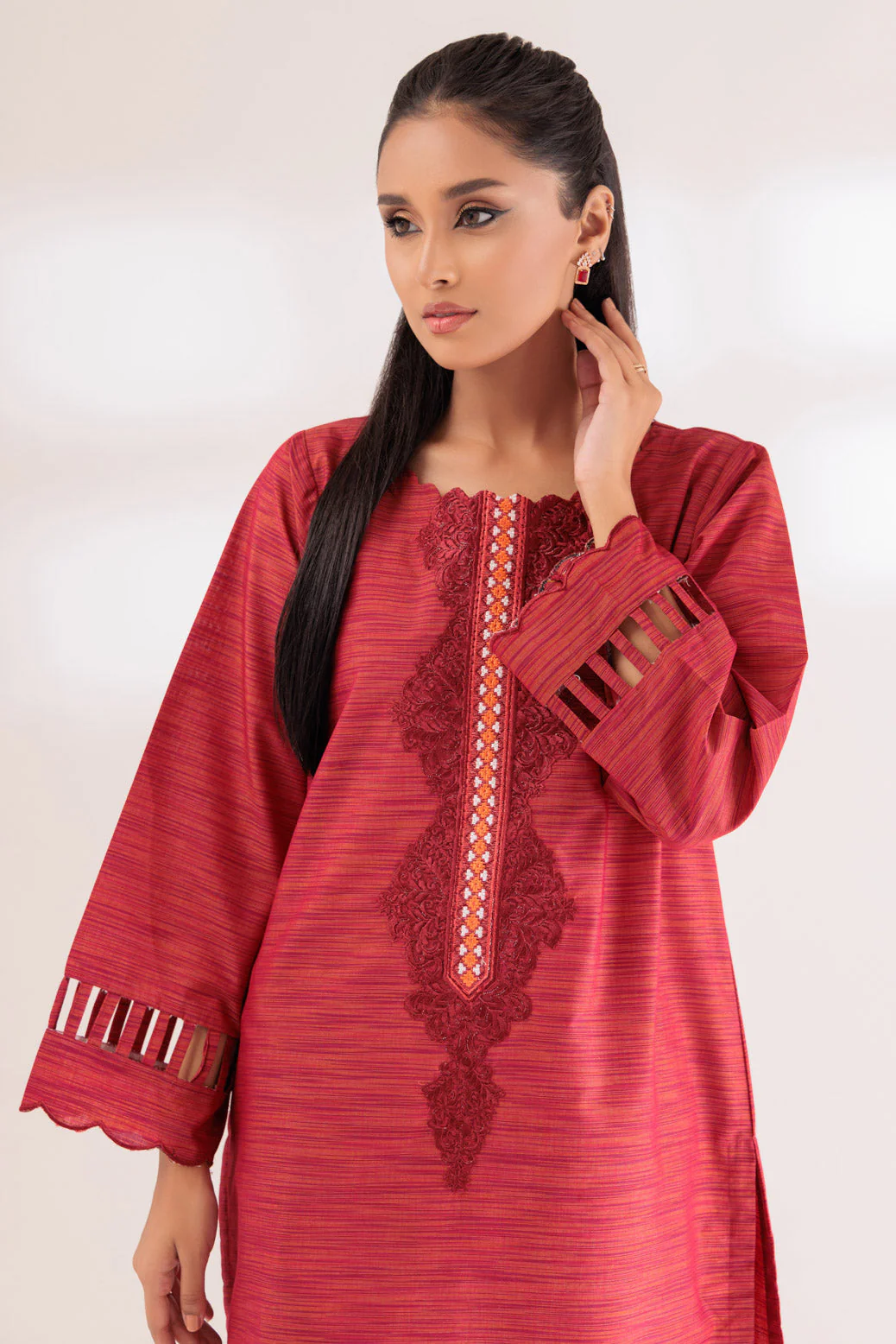 RED-YARN DYED-2 PIECE (SSS232P10) - Image 2
