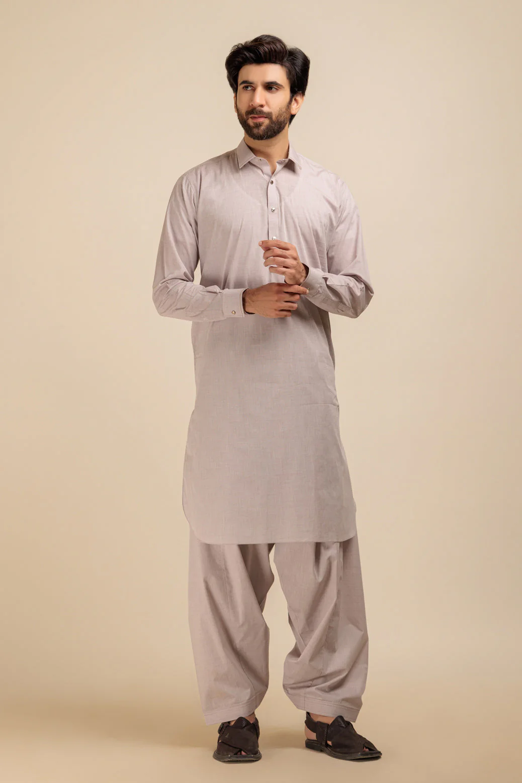 REDDISH-BLENDED-SHALWAR SUIT - (GSSB23-013) - Image 3