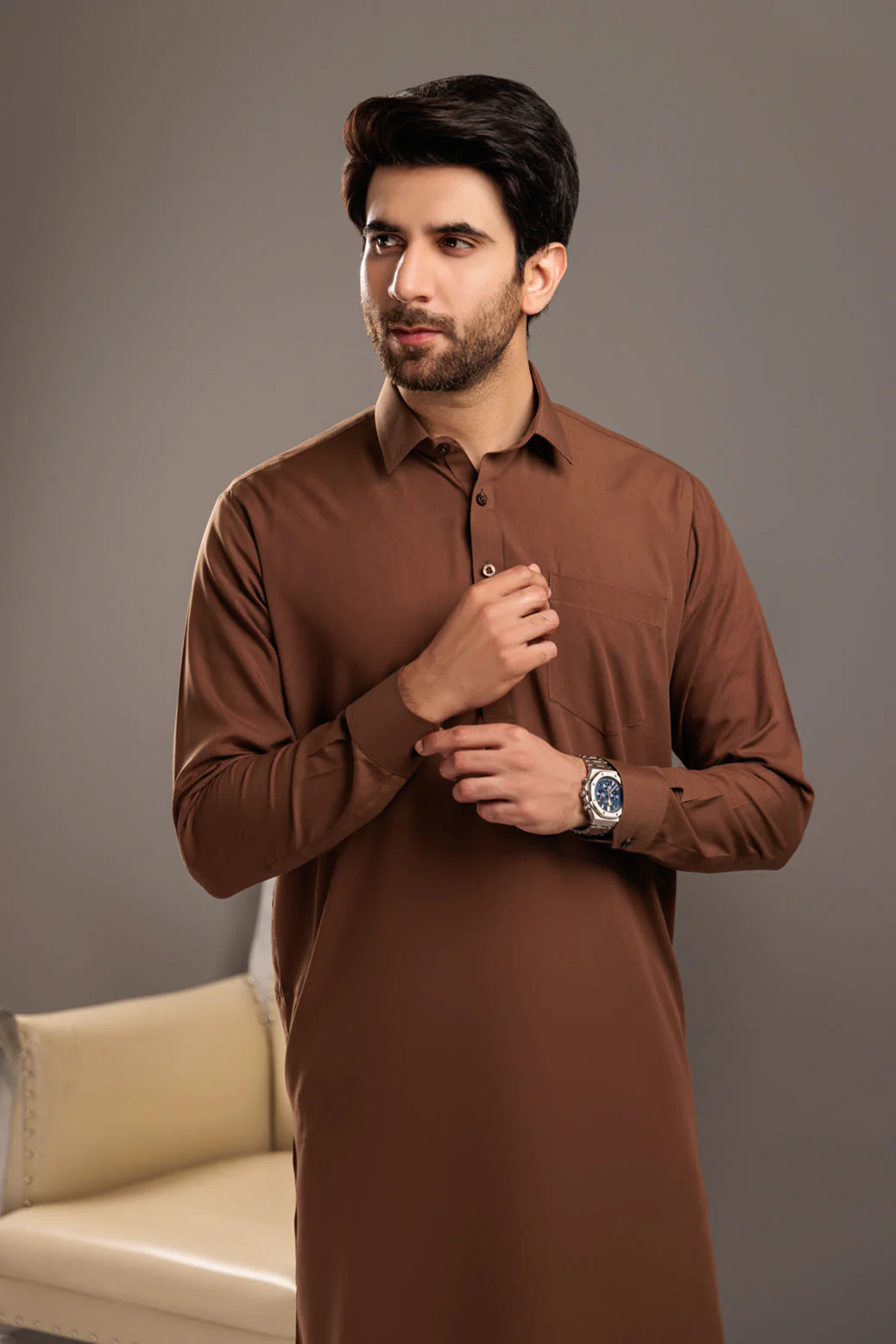 ROYAL-BLENDED-SHALWAR SUIT- (GSSS23-013) - Image 4