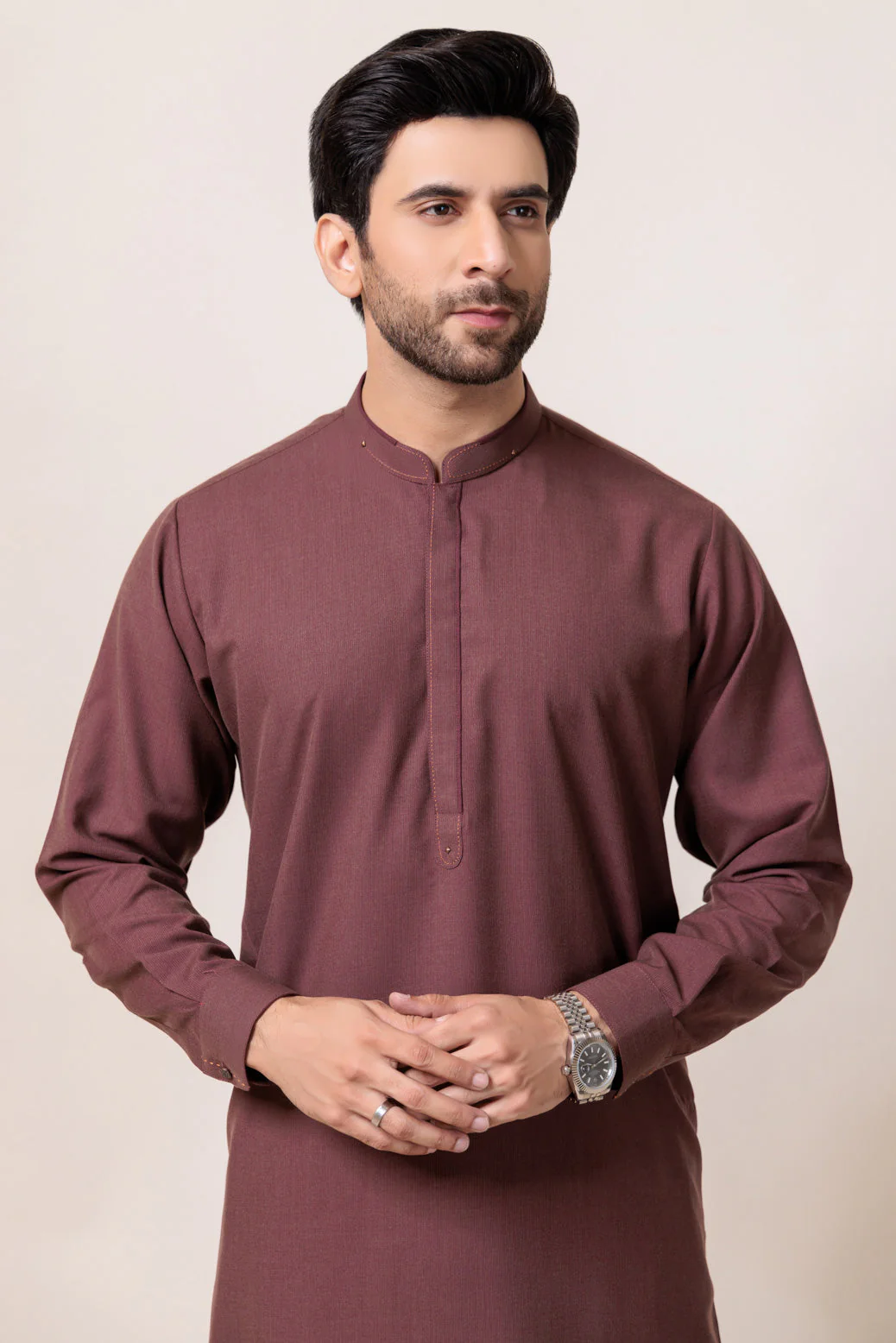 RUST-BLENDED-KURTA SHALWAR - (KSRW24-024) - Image 3