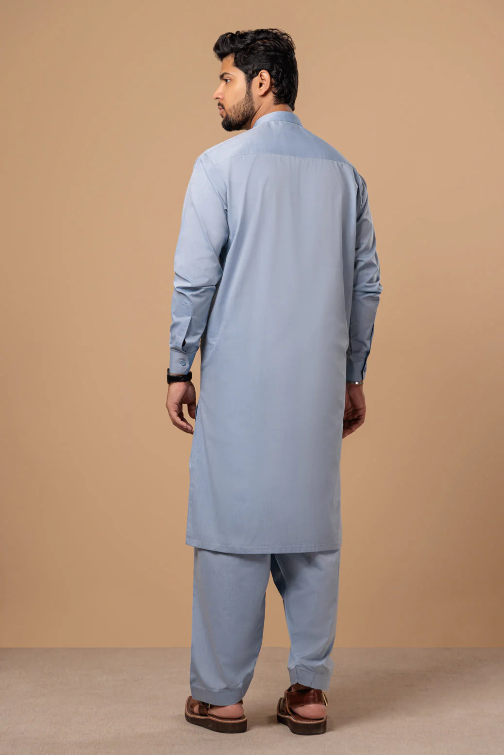 RUST-BLENDED-SHALWAR SUIT- (GSBS23-009) - Image 5