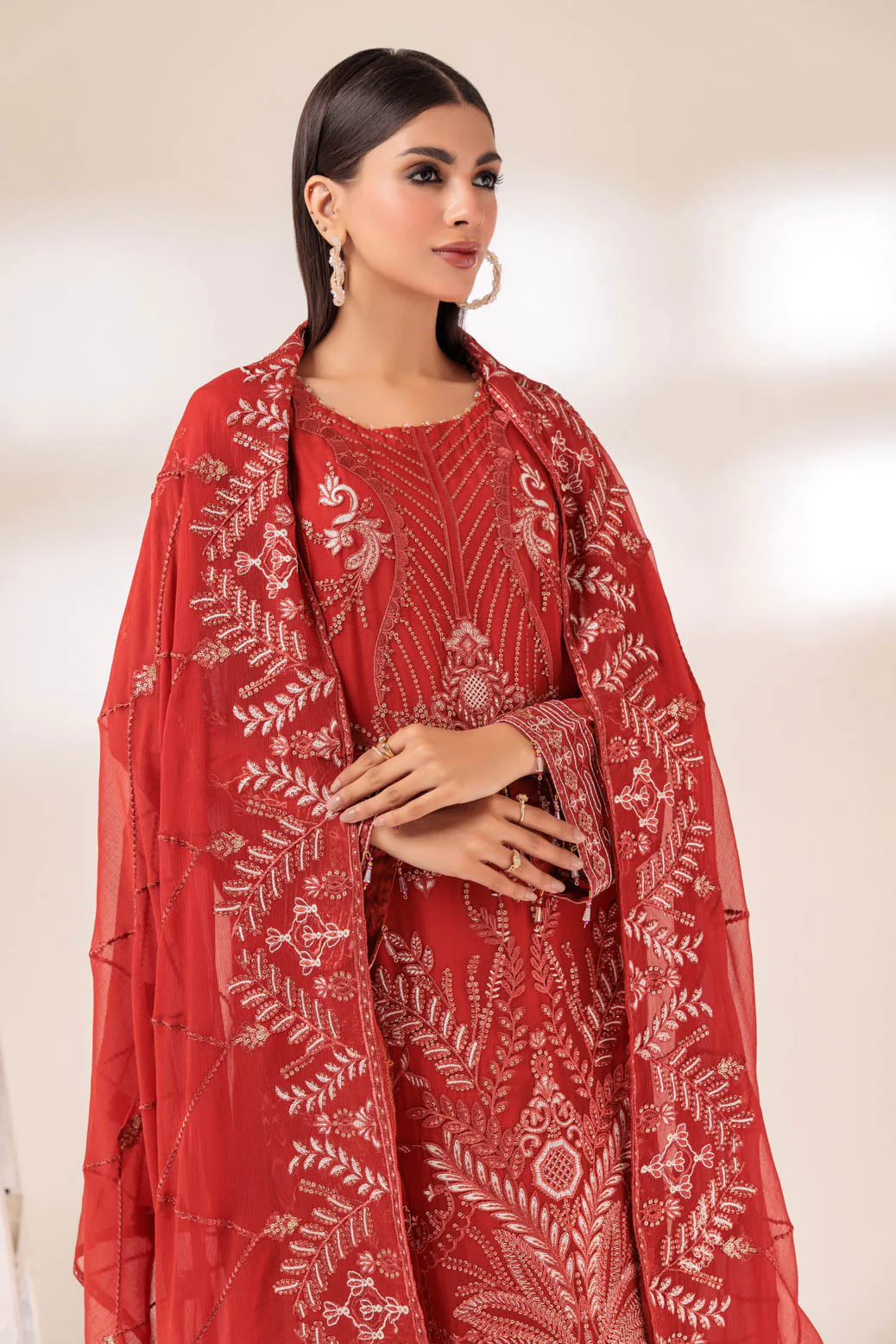 RUST-CHIFFON-3 PIECE (MWF233P01) - Image 4