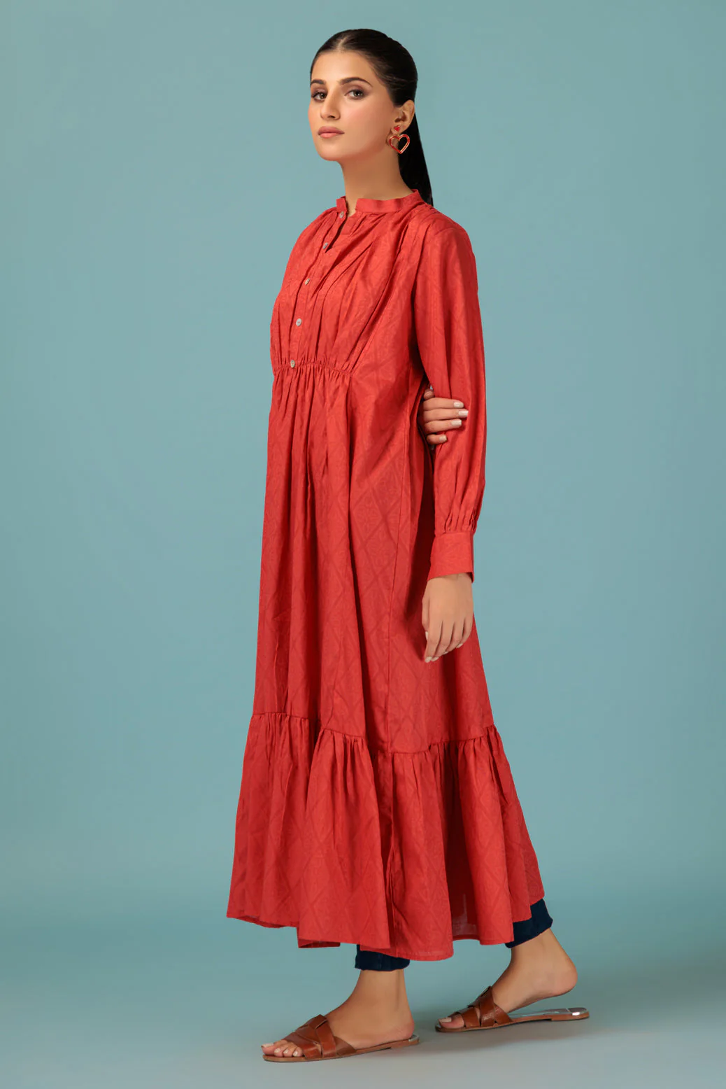 RUST-JACQUARD-1 PIECE (BSSS231P01) - Image 3