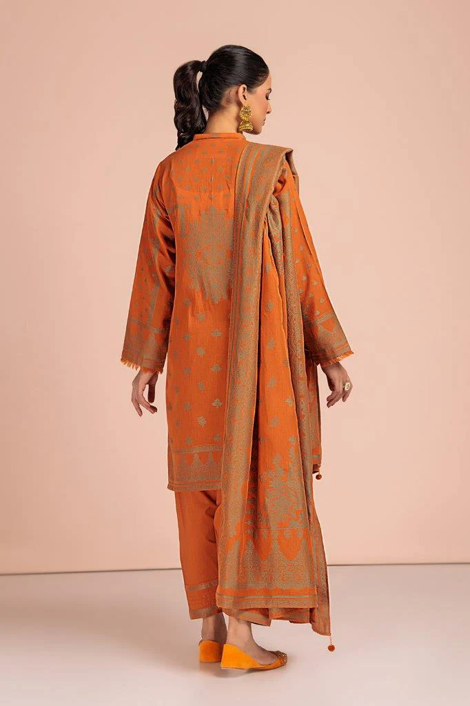RUST-JACQUARD-3 PIECE (JRS233P19) - Image 2