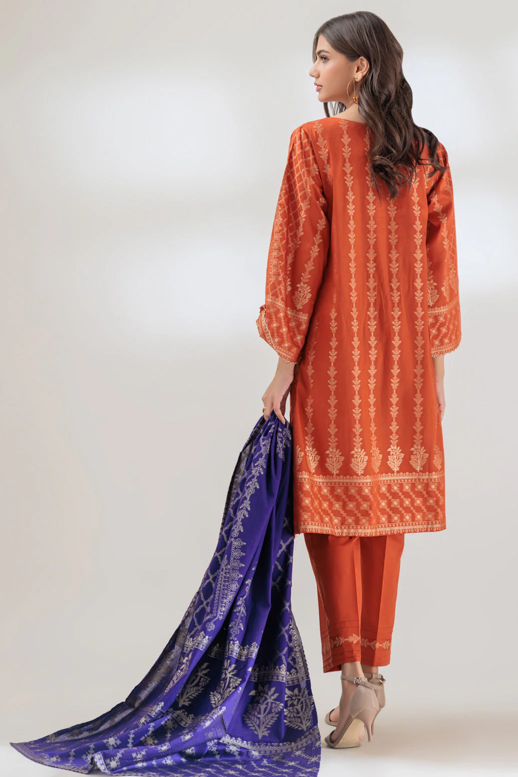 RUST-JACQUARD-3 PIECE (PWJ1233P01) - Image 4