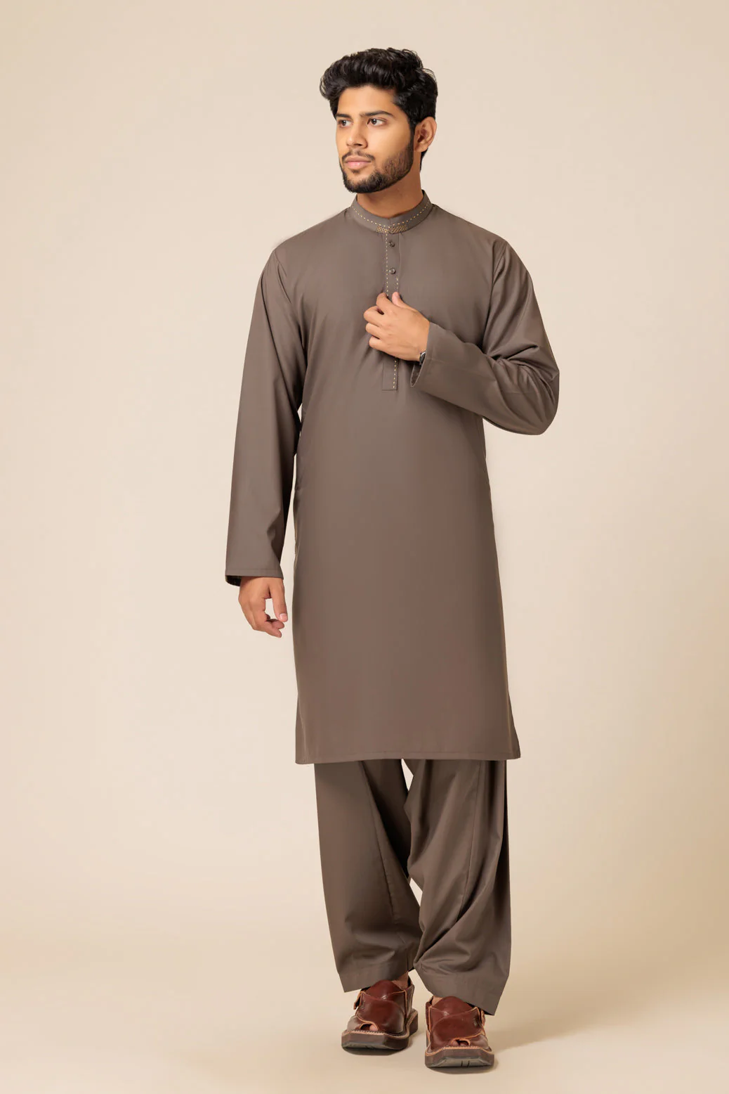 RW-JADE-BLENDED-KURTA SHALWAR - (KSRS23-097) - Image 3
