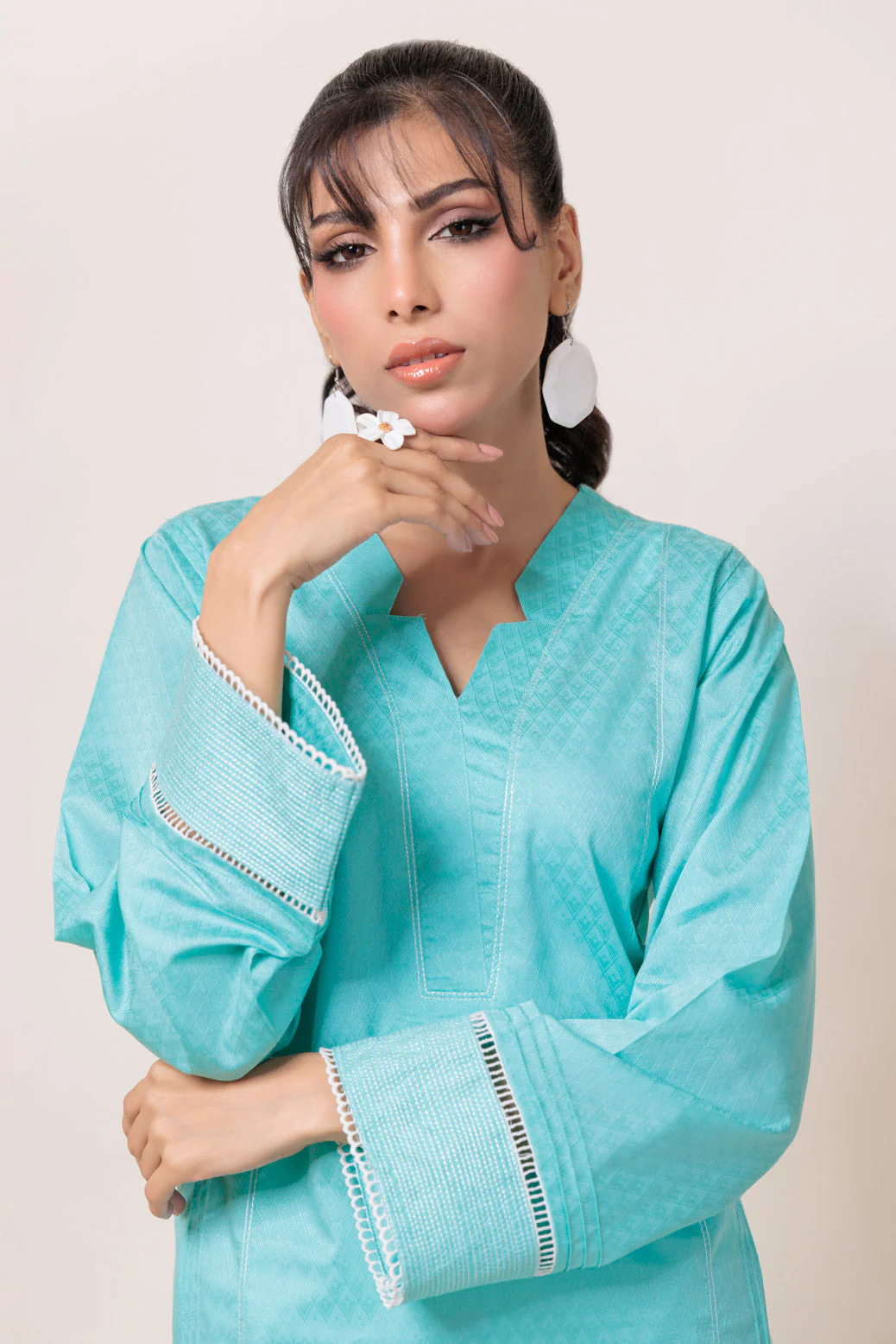 S-BLUE-JACQUARD-1 PIECE (PWS7241P05) - Image 4