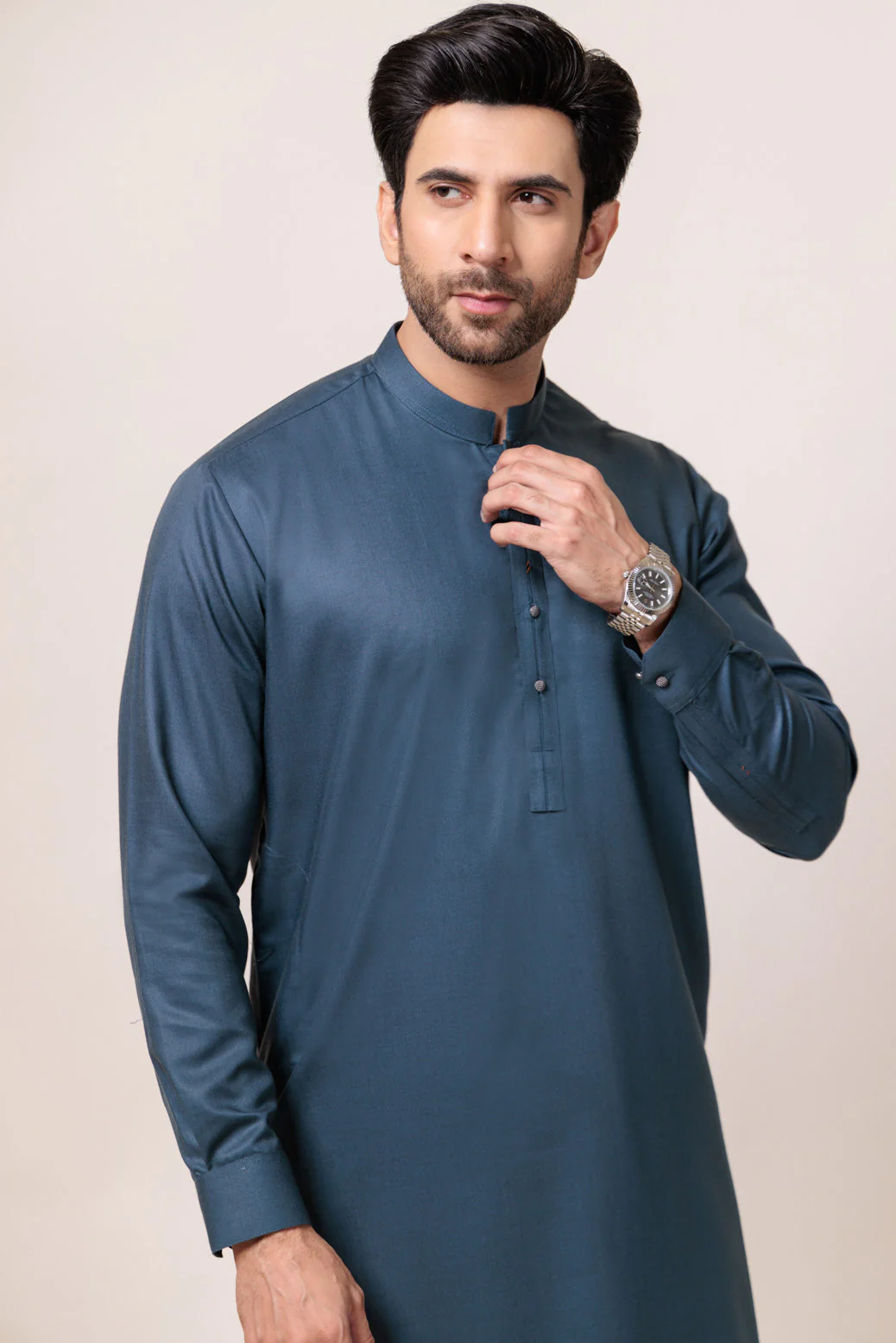 S-GREEN-BLENDED-SHALWAR SUIT  - (GSBW24-005) - Image 3