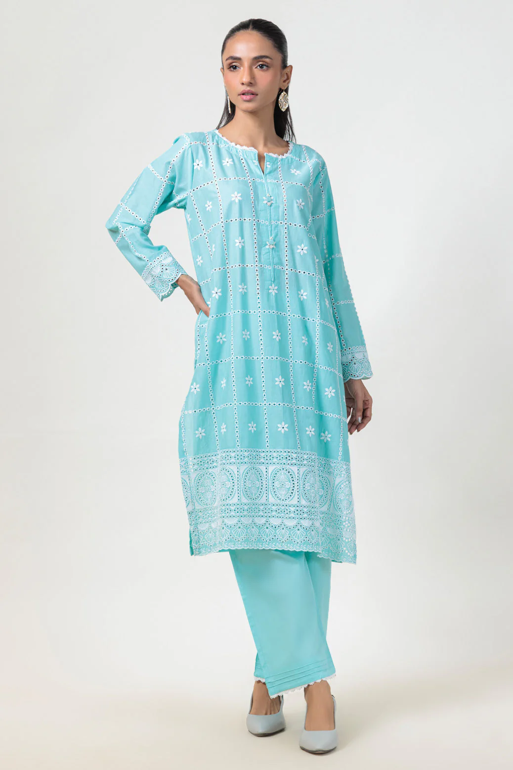 S-GREEN-CAMBRIC-2 PIECE (BS2242P07) - Image 2