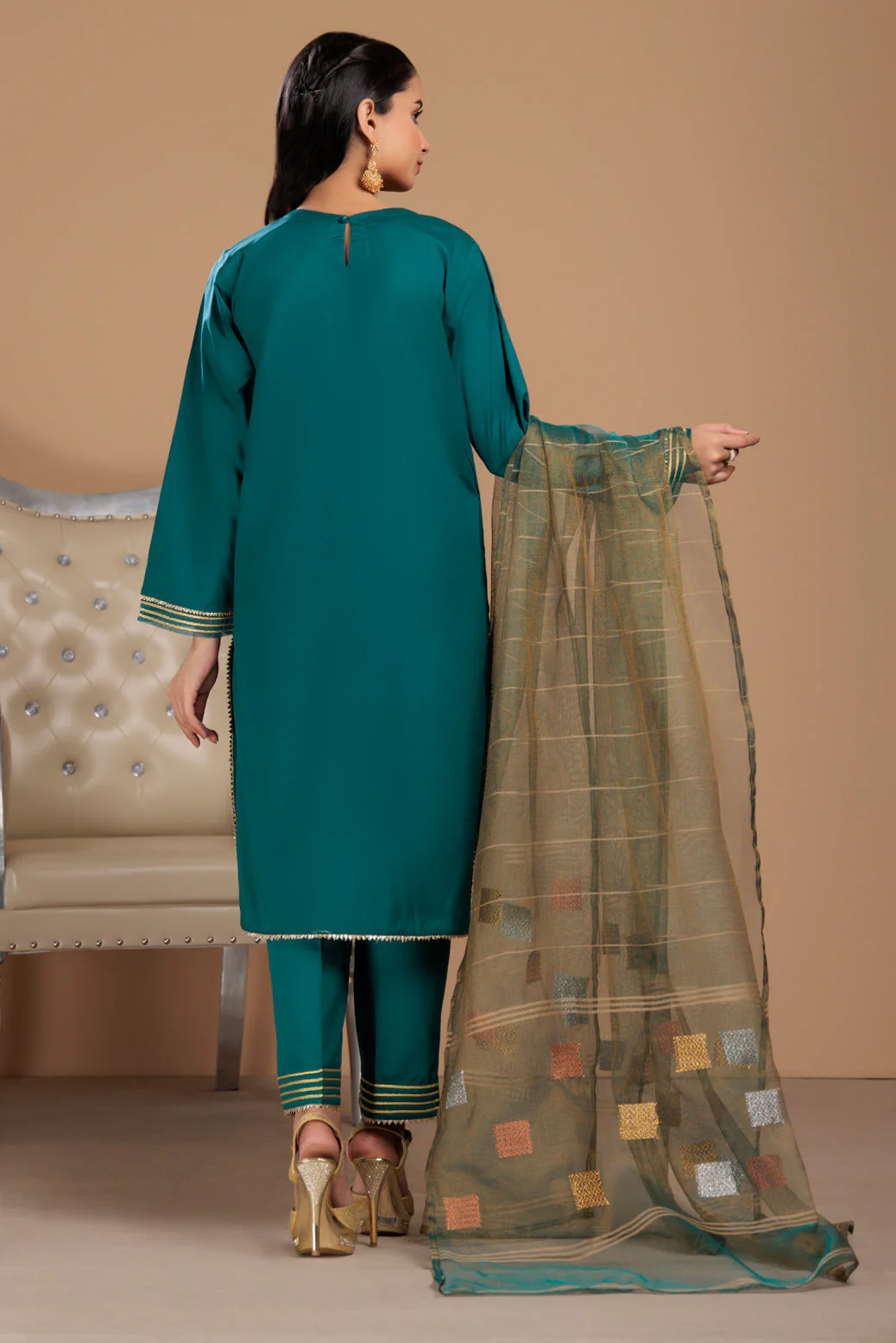 S-GREEN-CAMBRIC-3 PIECE (BS223PH03) - Image 4