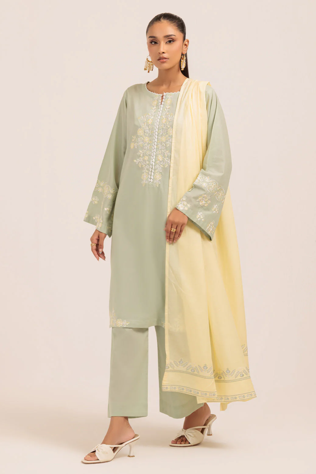 S-GREEN-CAMBRIC-3 PIECE (PWS5243P01) - Image 2