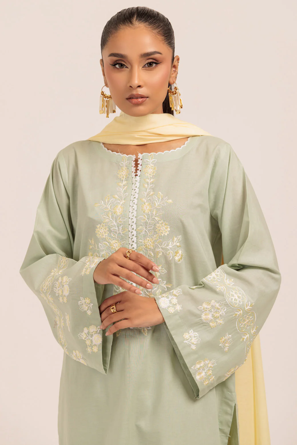 S-GREEN-CAMBRIC-3 PIECE (PWS5243P01) - Image 3