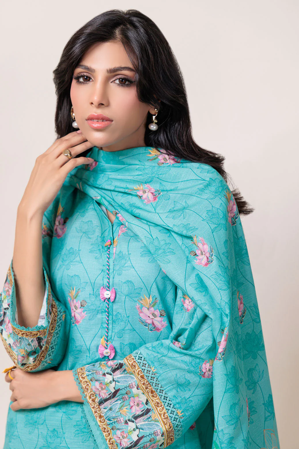 S-GREEN-CAMBRIC-3 PIECE (WS1243P01) - Image 4