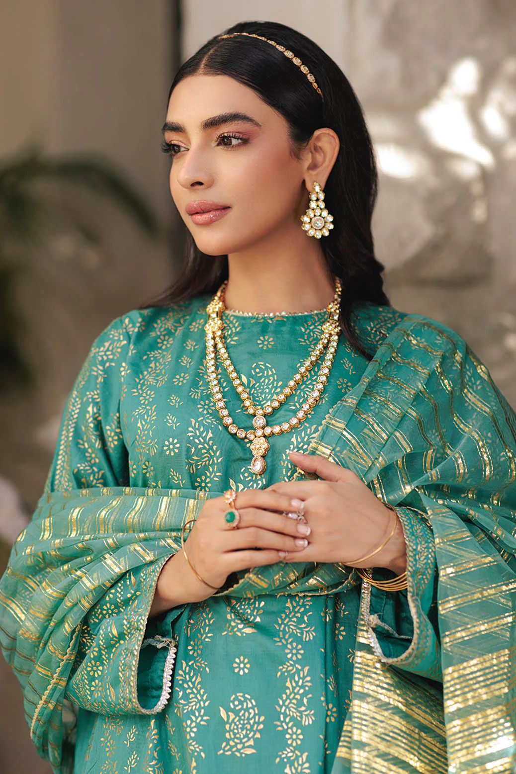 S-GREEN-VISCOSE-3 PIECE (HV4K243P1) - Image 2