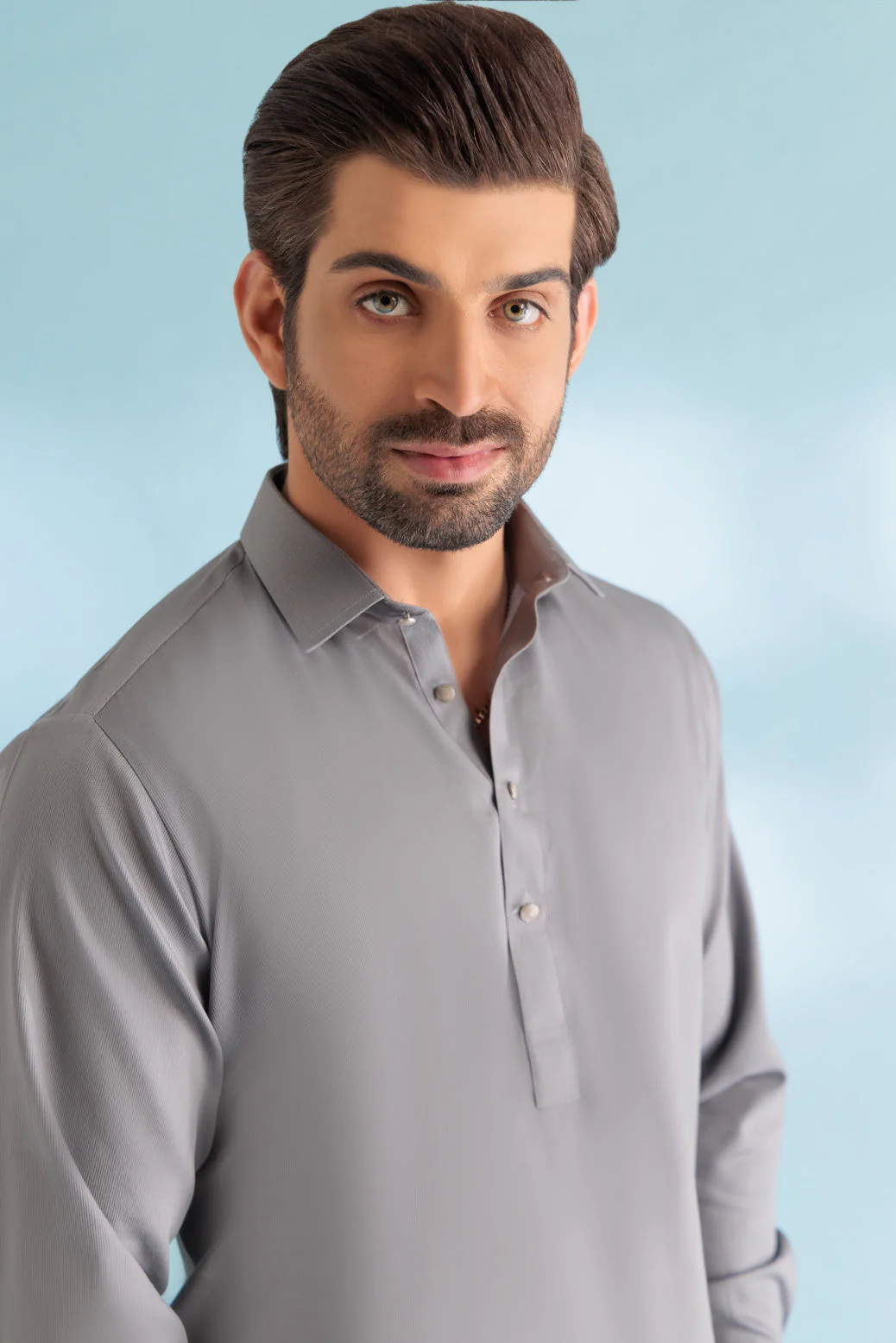 S-STEEL-COTTON-KURTA SHALWAR - (KSRW23-023) - Image 3