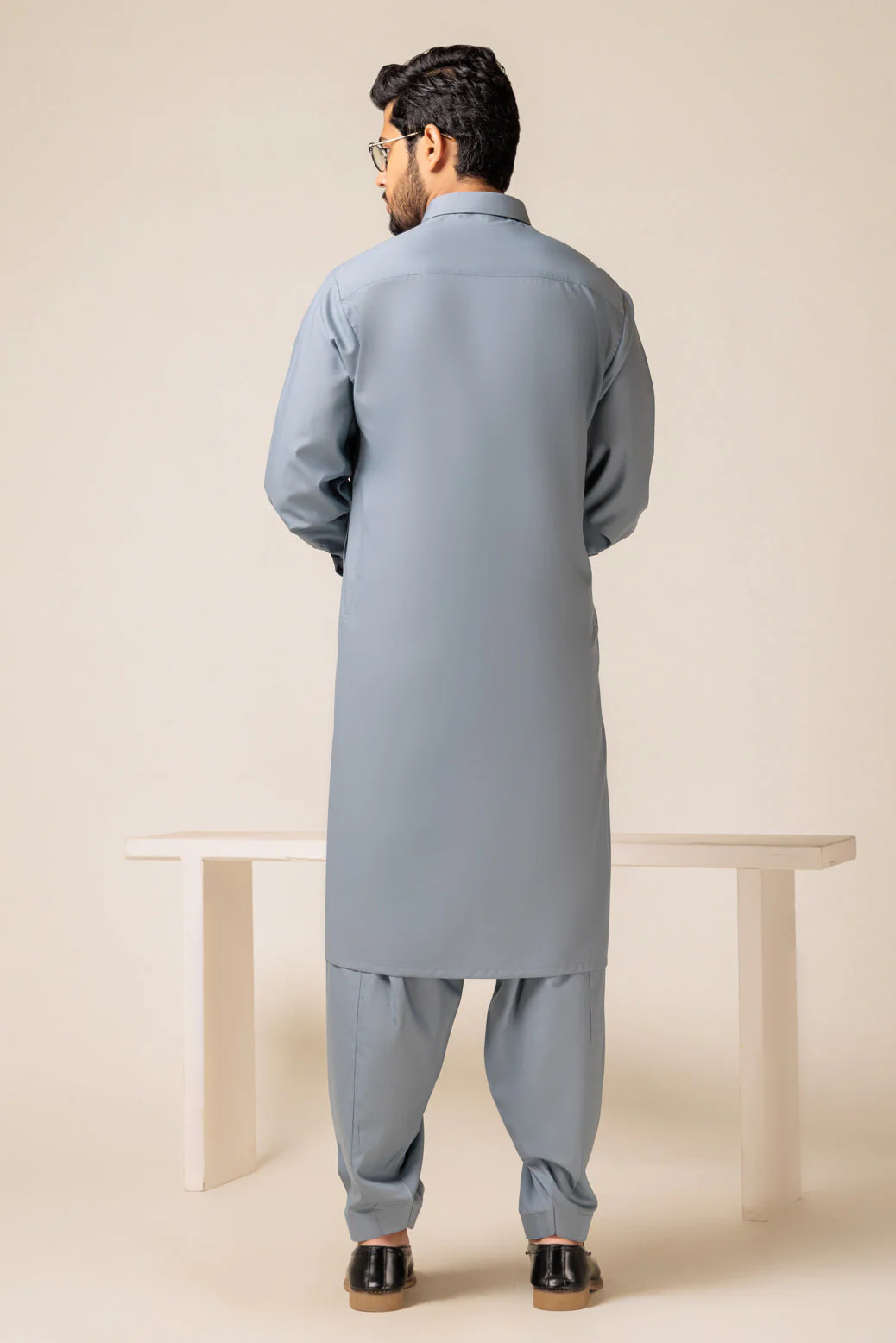 S-STONE-BLENDED-KURTA SHALWAR - (KSRS23-101) - Image 4