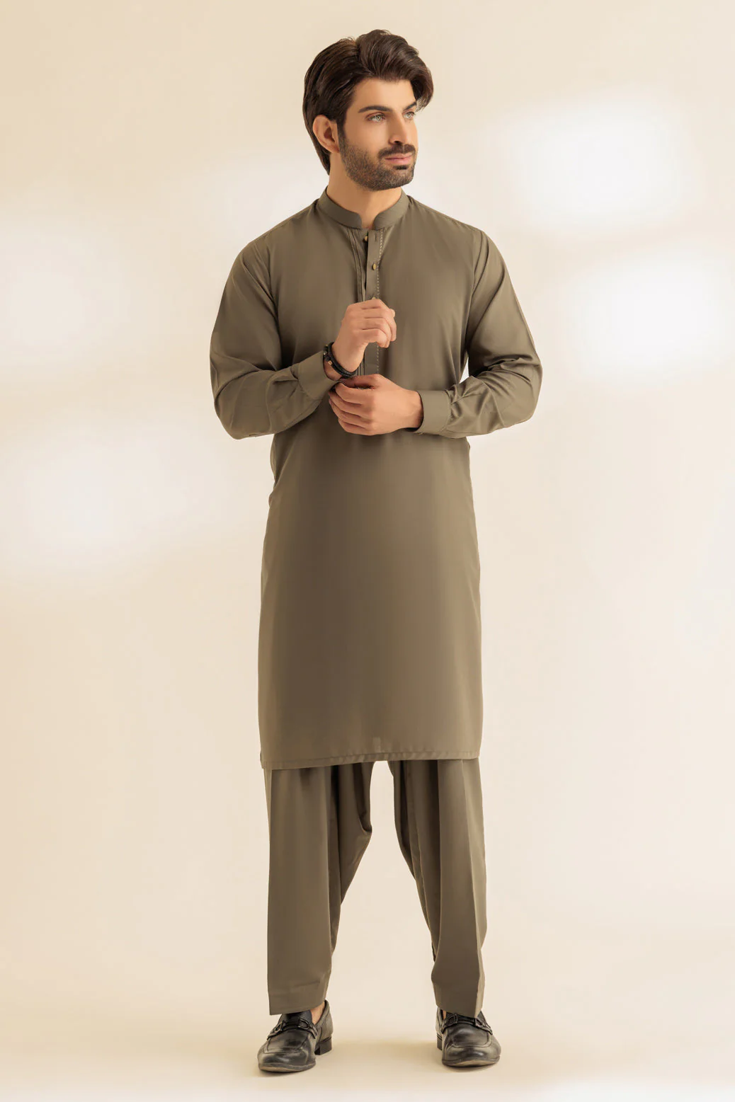SAGE-BLENDED-KURTA SHALWAR - (KSRS24-036) - Image 3