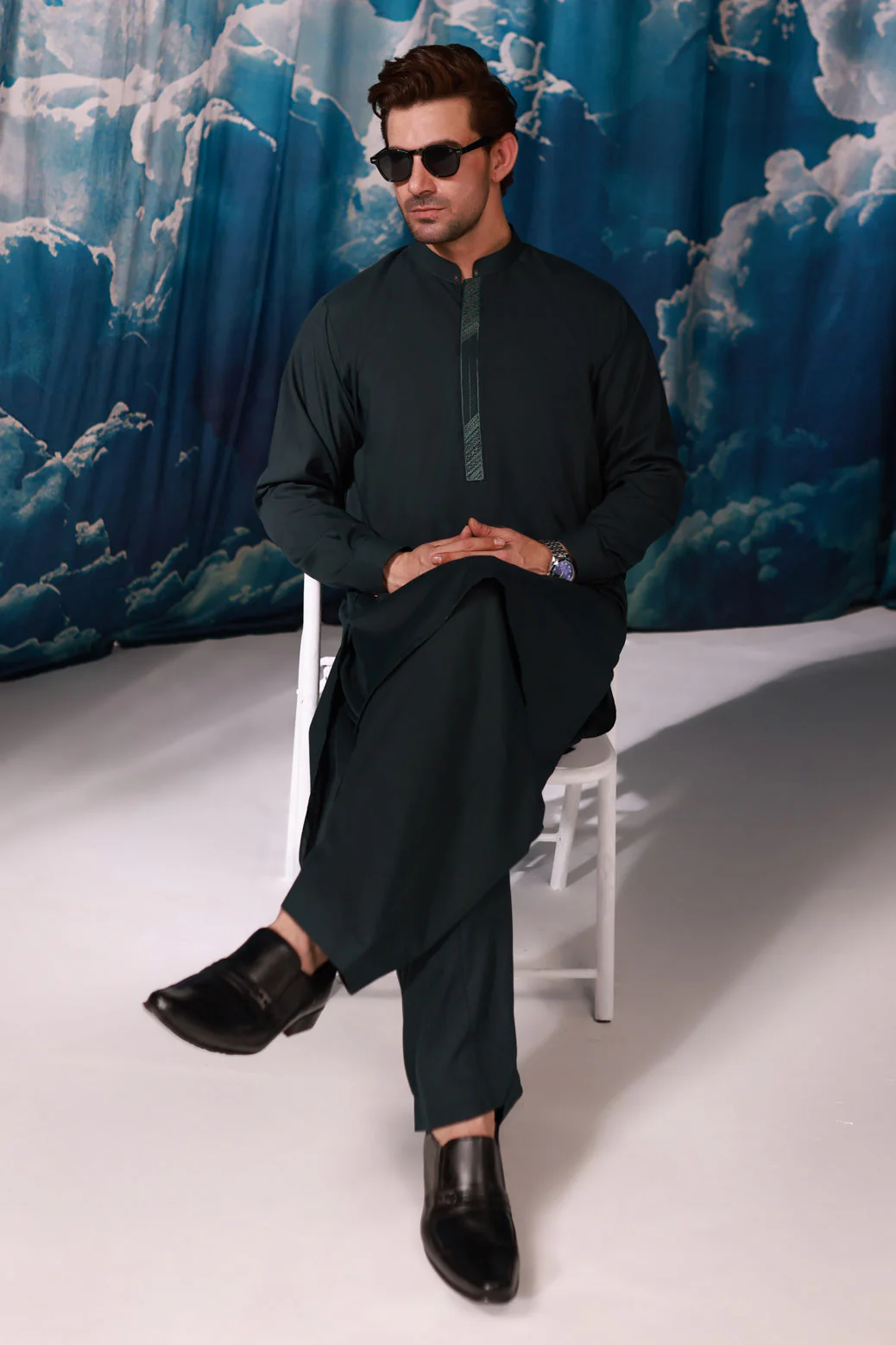 SALMANDR-BLENDED-KURTA SHALWAR - (KSRW24-015) - Image 2