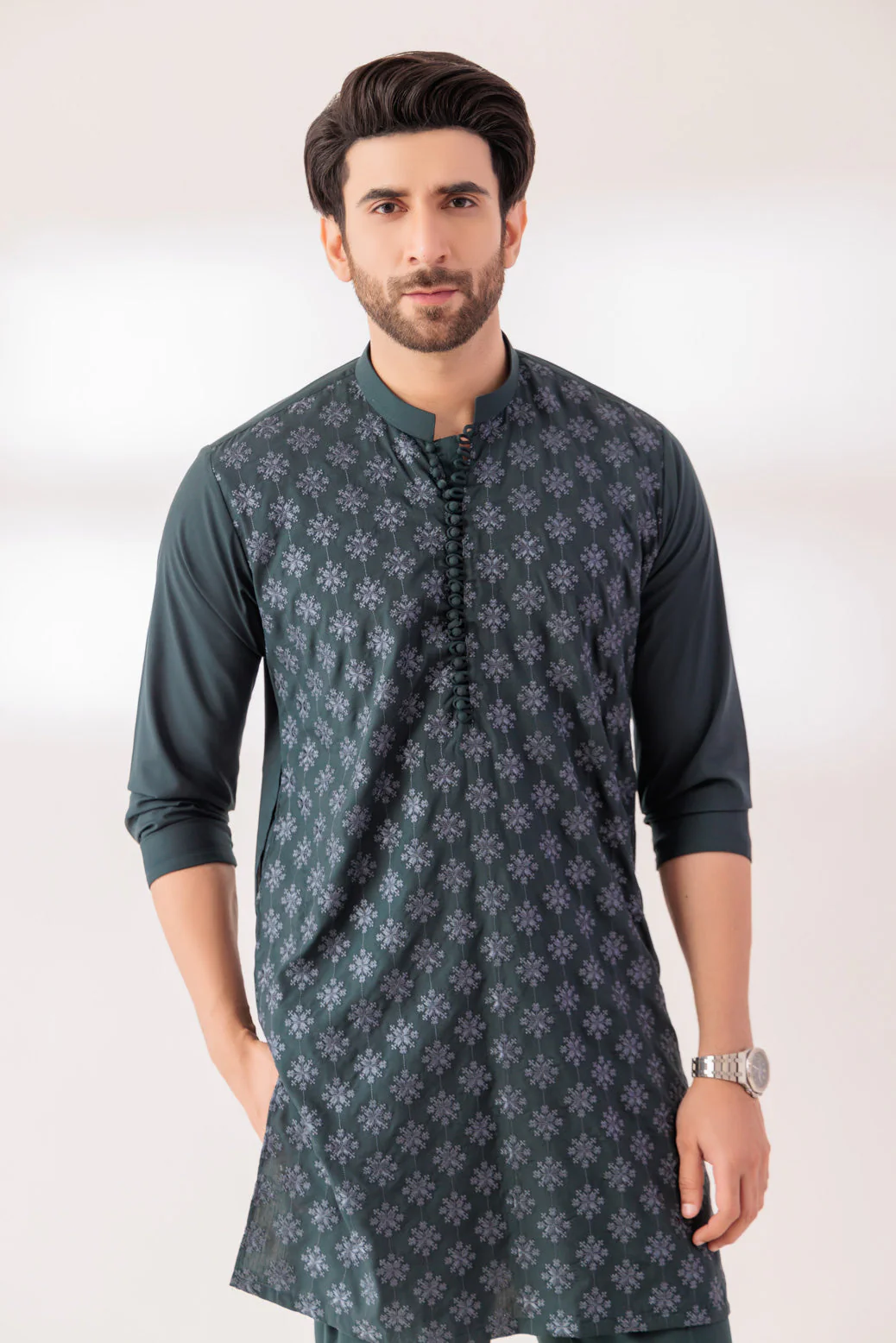 SALMANDR-BLENDED-KURTA TROUSER - (KSS24-012) - Image 3