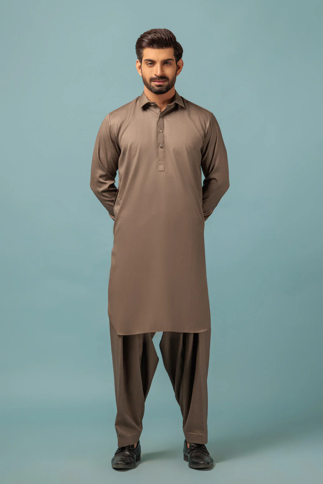 SAND-BLENDED-SHALWAR SUIT - (GSSW23-035) - Image 4