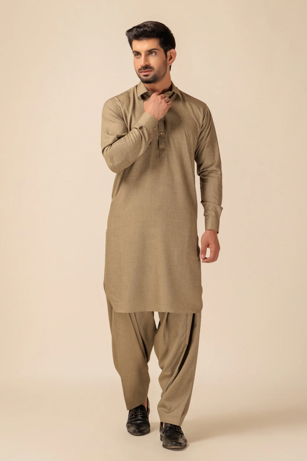 SAND-BLENDED-SHALWAR SUIT - (GSSW23-058) - Image 3