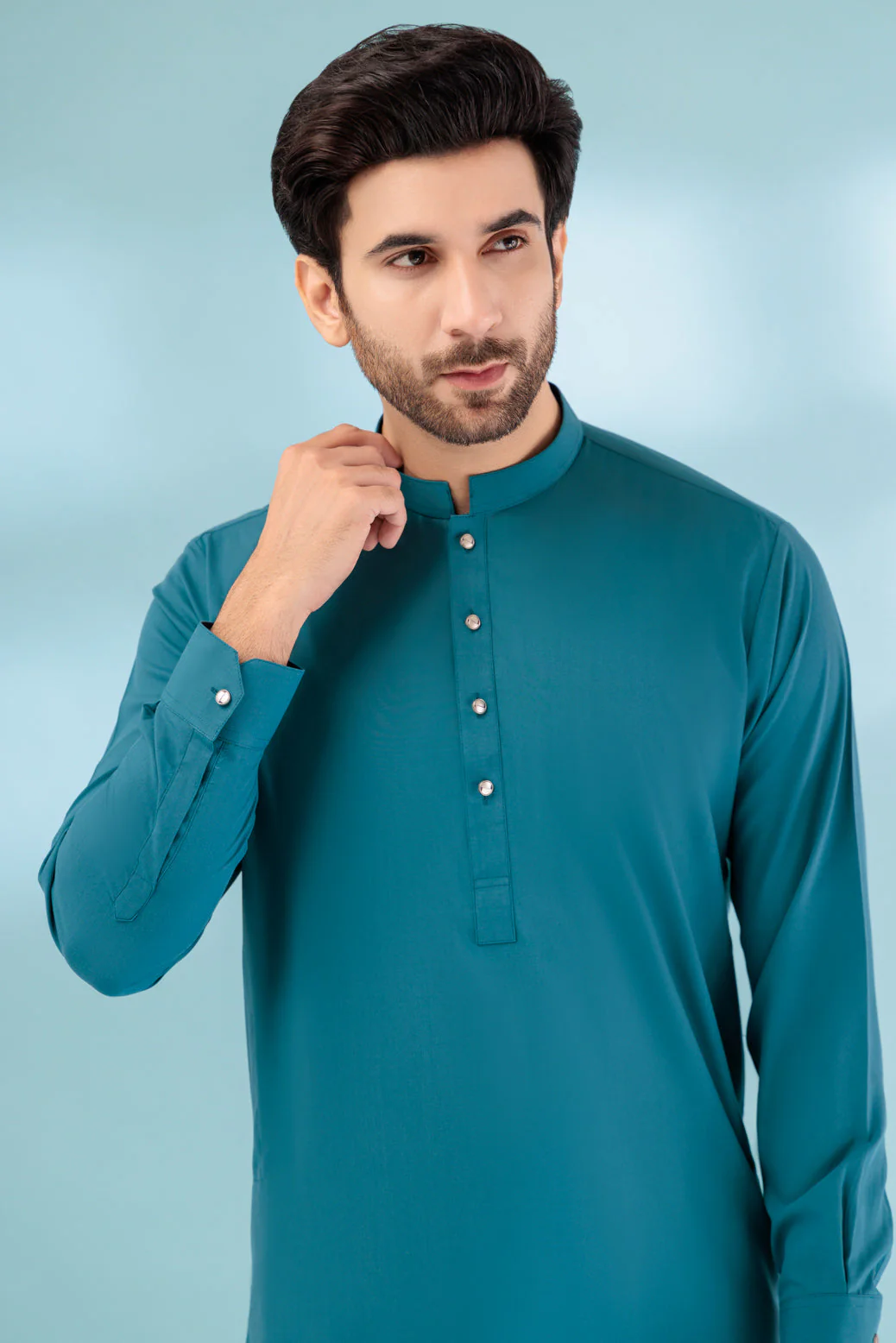 SCRAMNTO-BLENDED-KURTA PAJAMA TROUSER - (KSB23-011) - Image 2