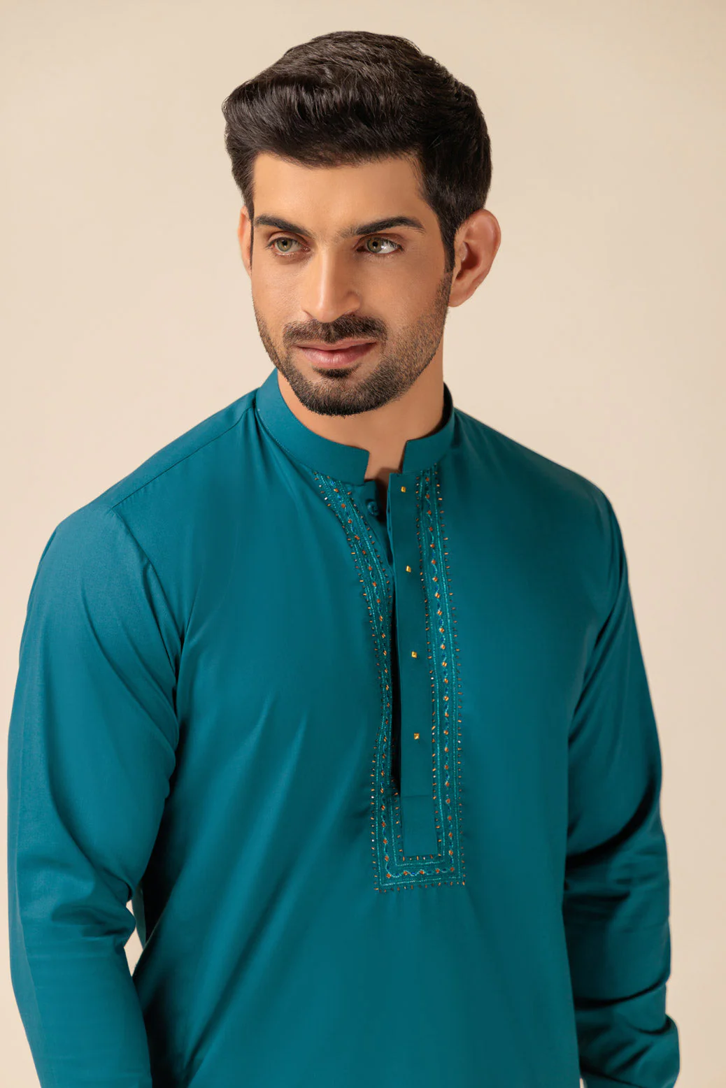 SCRAMNTO-BLENDED-KURTA PAJAMA TROUSER - (KSW23-005) - Image 2