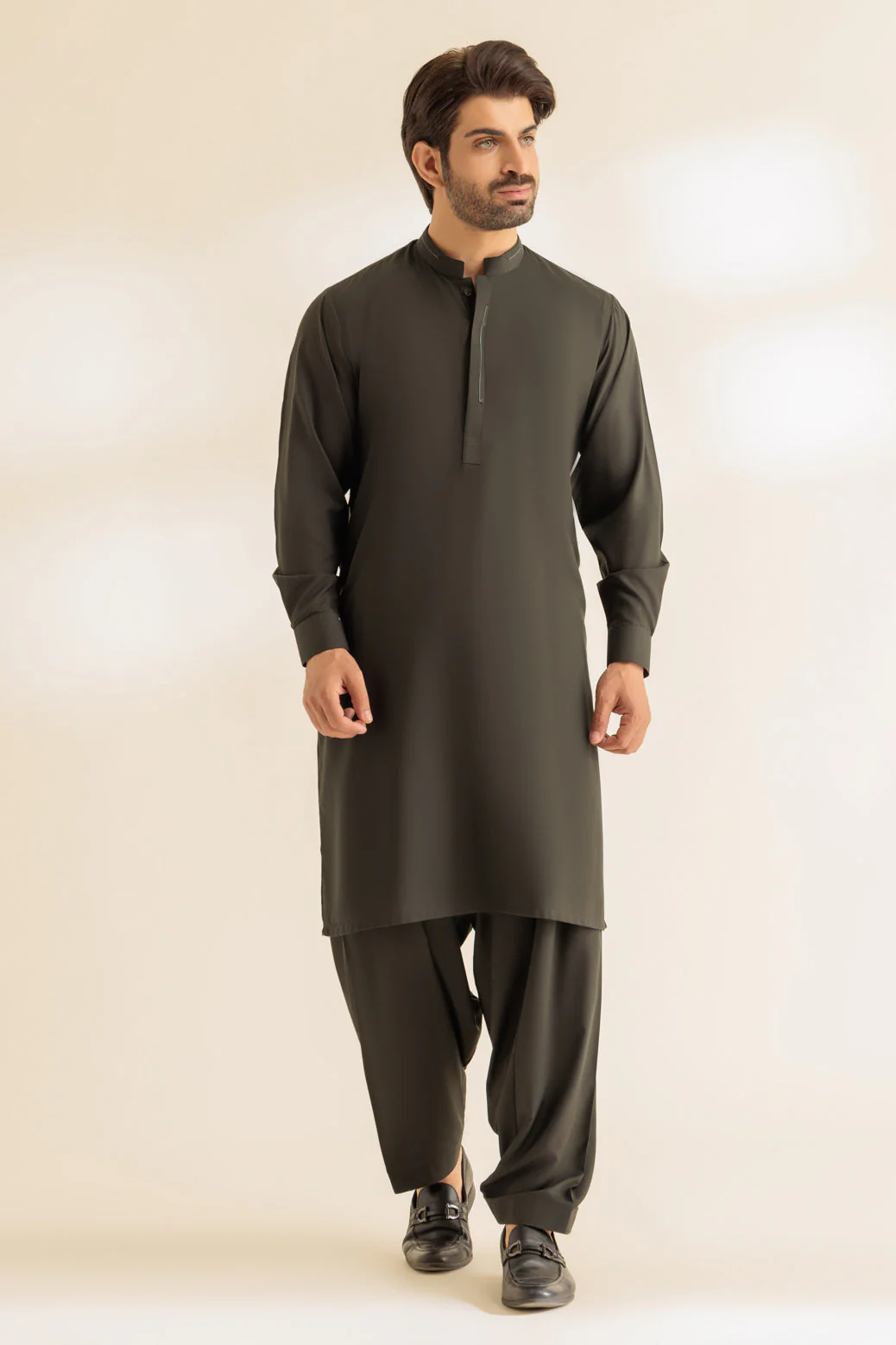 SEA-WEED-BLENDED-KURTA SHALWAR - (KSRS24-016) - Image 4