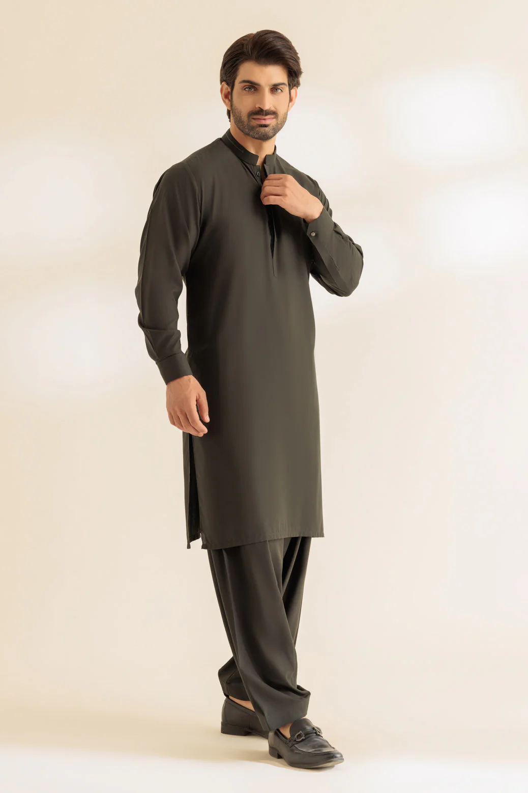 SEA-WEED-BLENDED-KURTA SHALWAR - (KSRS24-016) - Image 5