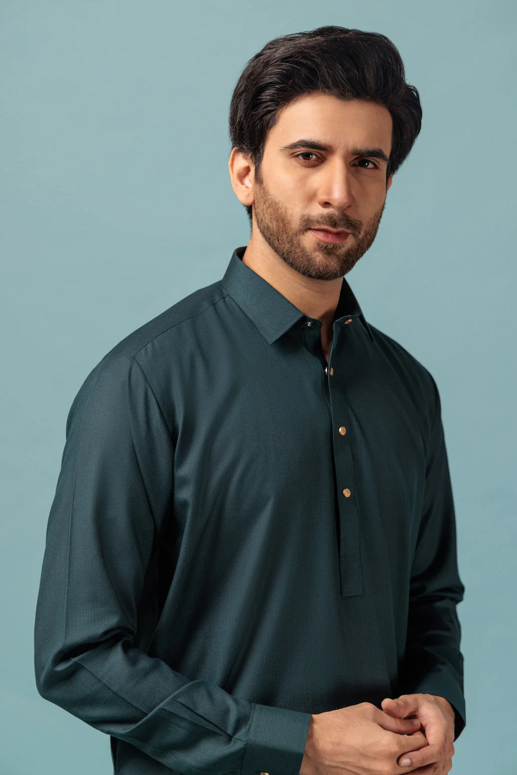 SEA-WEED-BLENDED-SHALWAR SUIT - (GSSW23-014) - Image 2