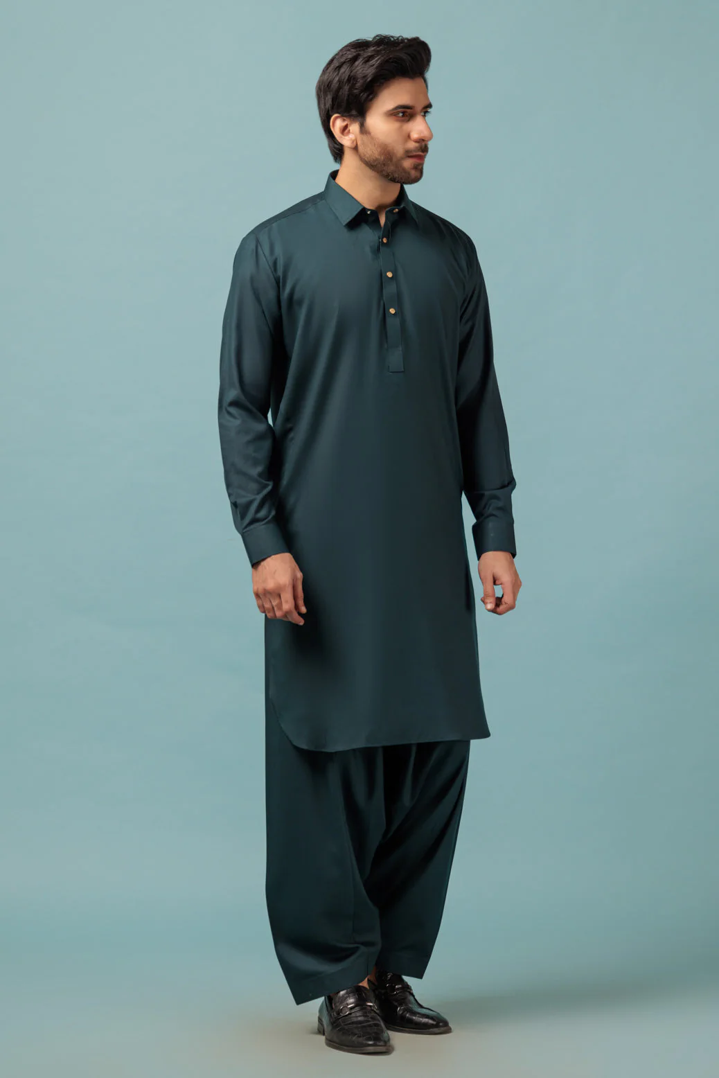 SEA-WEED-BLENDED-SHALWAR SUIT - (GSSW23-014) - Image 3