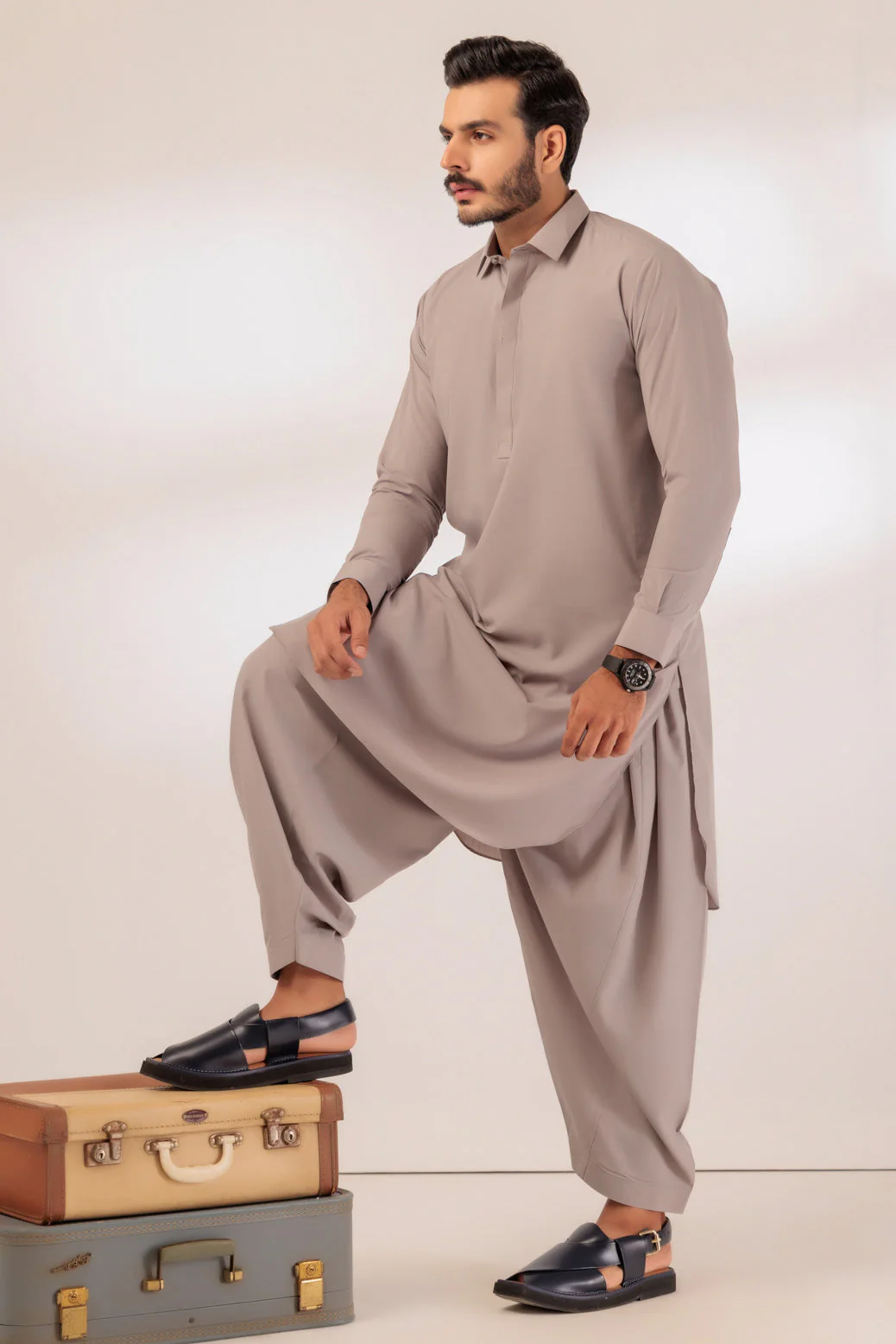 SEAL-BLENDED-SHALWAR SUIT - (GSSR24-022) - Image 3