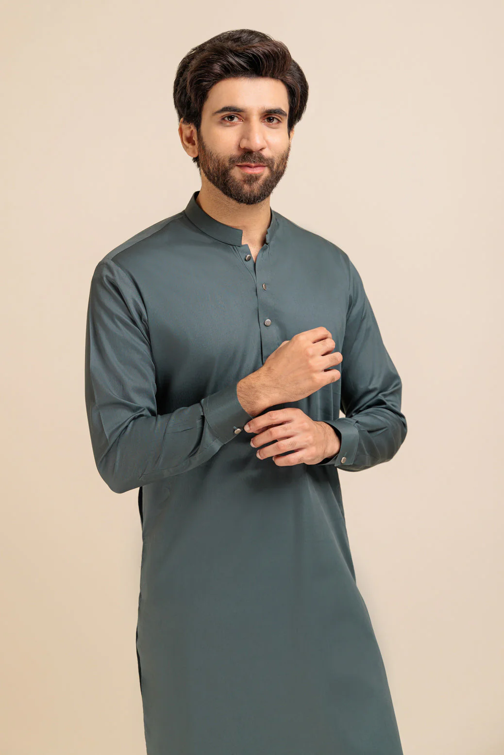 SHADOW-COTTON-KURTA PAJAMA TROUSER - (KSB23-023) - Image 2