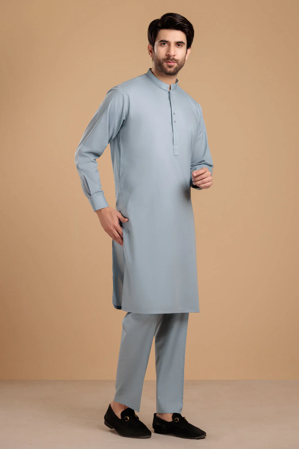 SHARK-COTTON-KURTA SHALWAR- (KSRS23-066) - Image 5