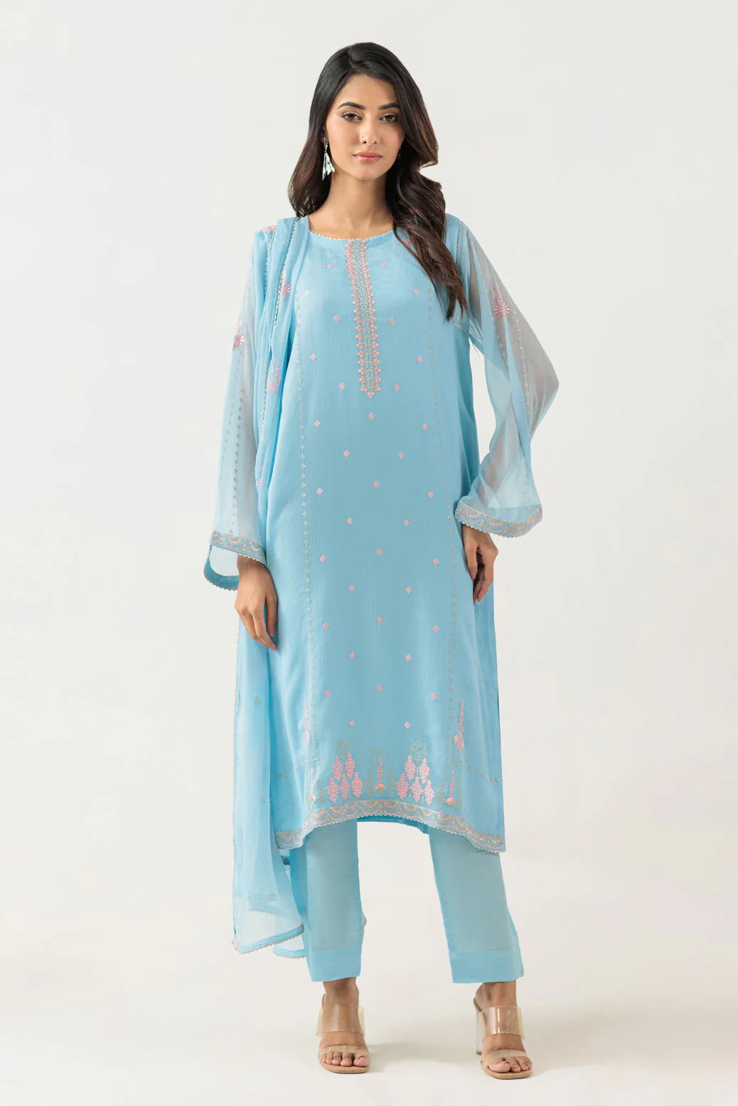 SKY-BLUE-CHIFFON-3 PIECE (BPS5243P44) - Image 2