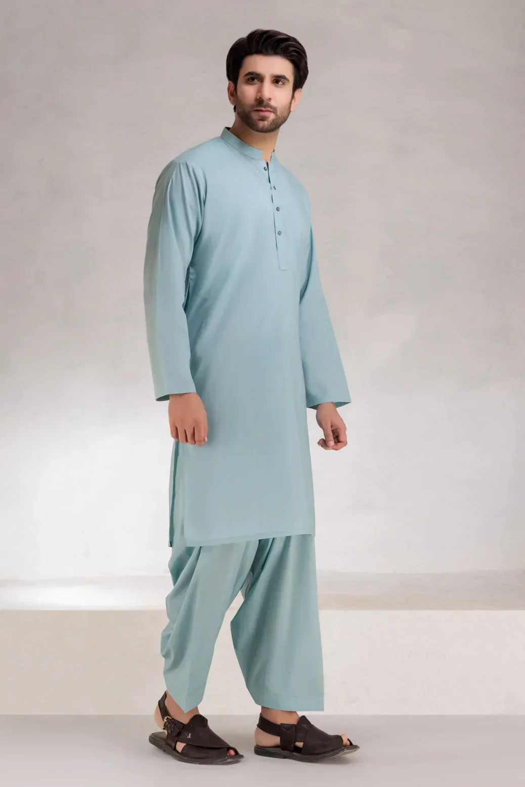 SKY-COTTON-KURTA SHALWAR  (KSRS23-011) - Image 4