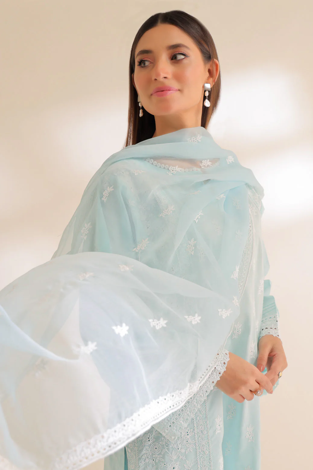 SKY BLUE-CAMBRIC-3 PIECE (SS2243P08) - Image 2