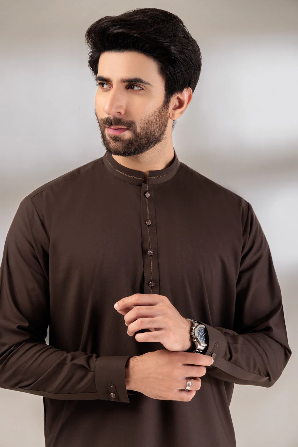 SLATE-BLENDED-SHALWAR SUIT - (GSBS24-015) - Image 4