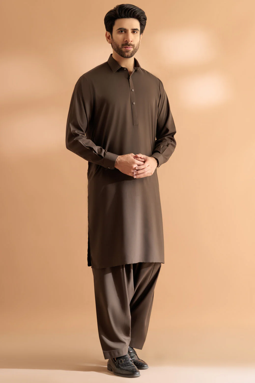 SLATE-BLENDED-SHALWAR SUIT - (KSRS24-044) - Image 2