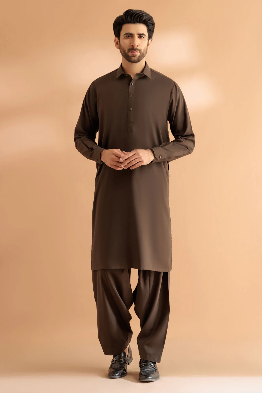 SLATE-BLENDED-SHALWAR SUIT - (KSRS24-044) - Image 3