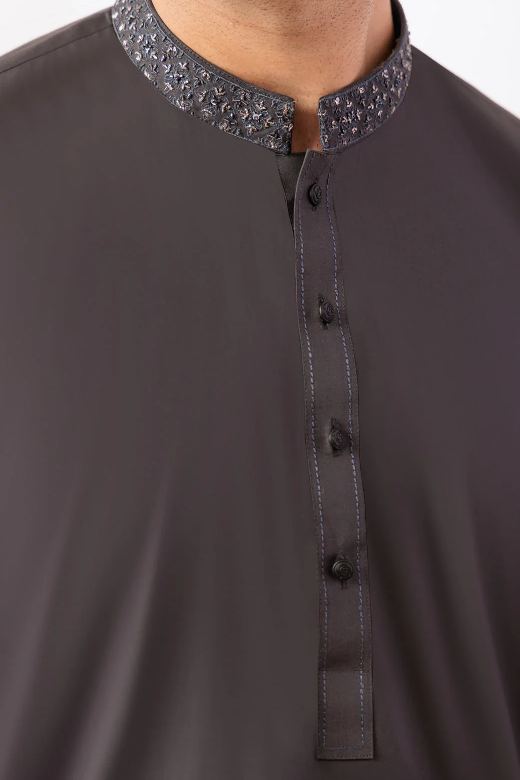 SMOKE-COTTON-KURTA SHALWAR - (KSRR24-008) - Image 3