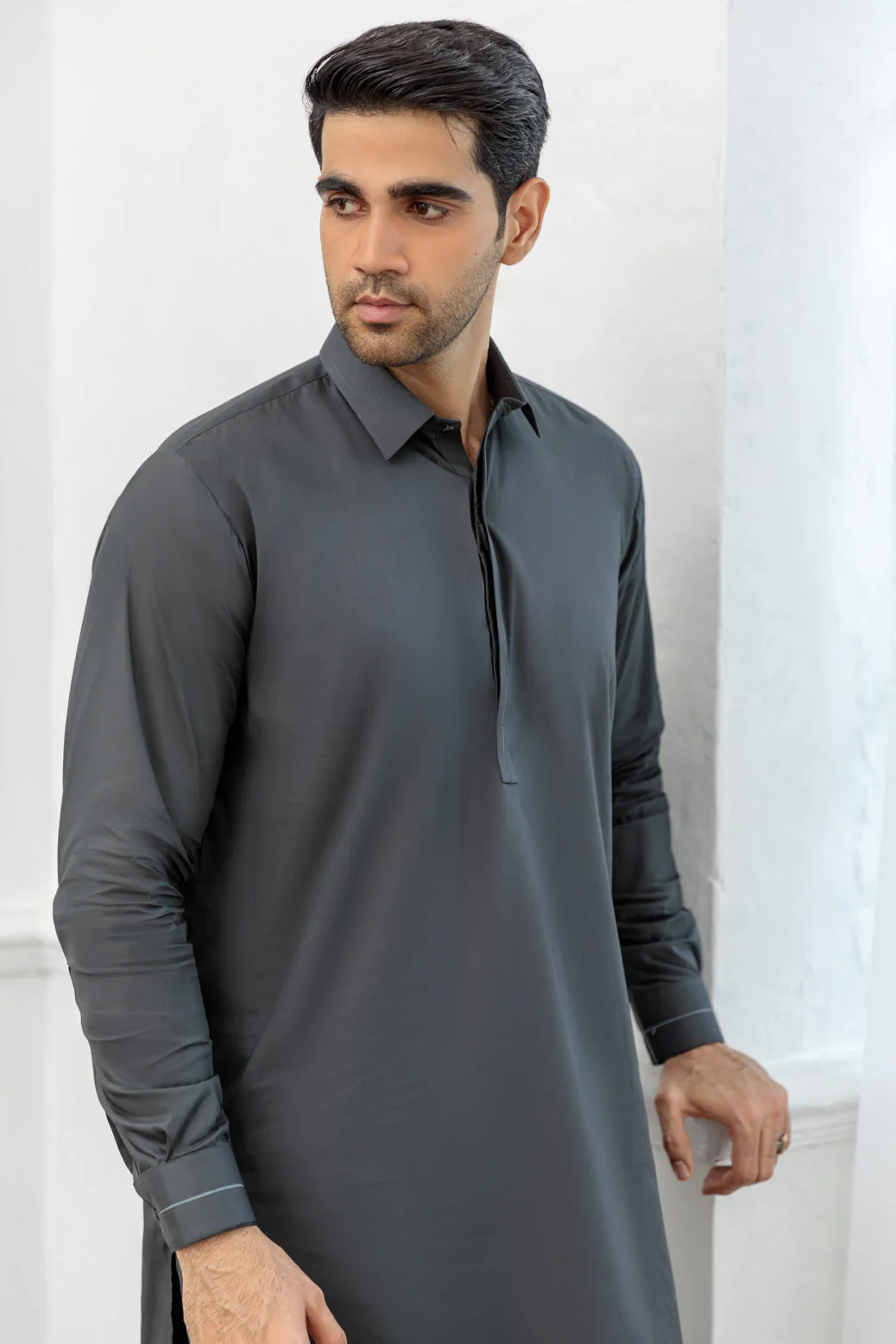 SMOKE-COTTON-SHALWAR SUIT - (GSSR24-017) - Image 3