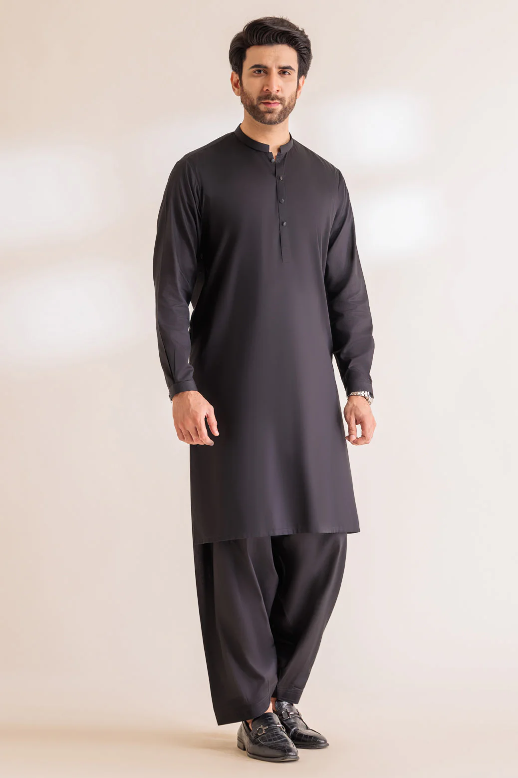SOOT-COTTON DOBBY-KURTA SHALWAR - (KSRS24-003) - Image 2