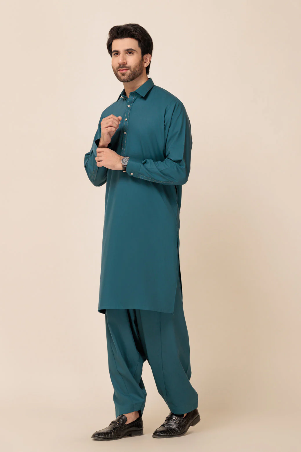 SPACE-BLENDED-KURTA SHALWAR - (KSRW23-026) - Image 3